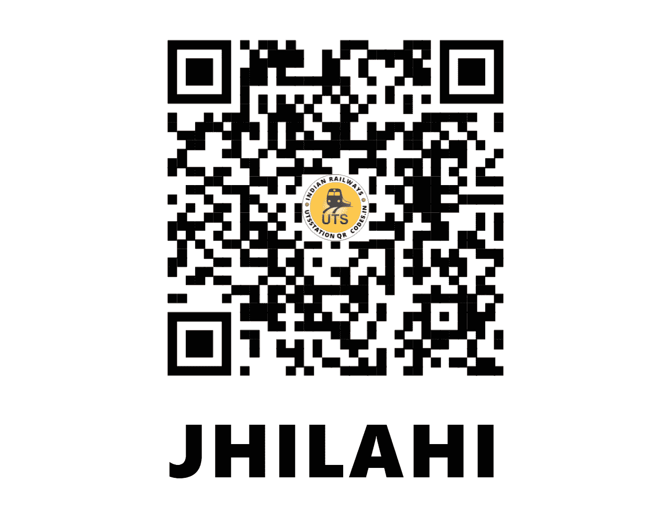 UTS QR Code for JHILAHI - JLHI (NE - UTTAR PRADESH)